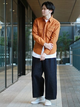 417 officialさん（メンズ・173cm）の春コーディネート
