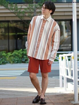 417 officialさん（メンズ・173cm）の夏コーディネート
