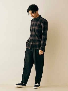 「417 EDIFICE SELECT（フォーワンセブンエディフィスセレクト）のアイテム」を使った、417 officialさん（メンズ・178cm）の秋コーディネート