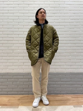 「スタンスミス」｜「アイテム（モッズコート）」を使った、417 officialさん（メンズ・174cm）の秋コーディネート