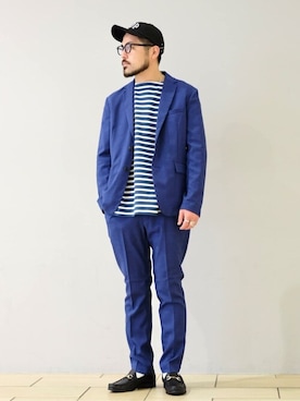 「417 EDIFICE（フォーワンセブンエディフィス）のアイテム（ジャケット/アウター）」を使った、417 officialさん（メンズ・177cm）の冬コーディネート