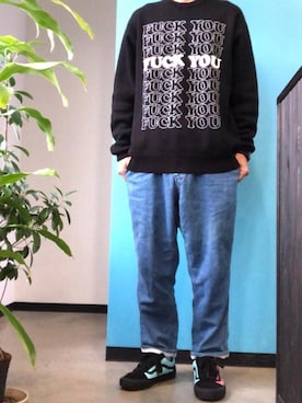 「VANS  OLD  SKOOL」｜hellocoordinateさん（メンズ・170cm）の冬コーディネート