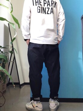 「THE PARK・ING GINZA（ザパーキングギンザ）のアイテム」を使った、hellocoordinateさん（メンズ・170cm）の冬コーディネート