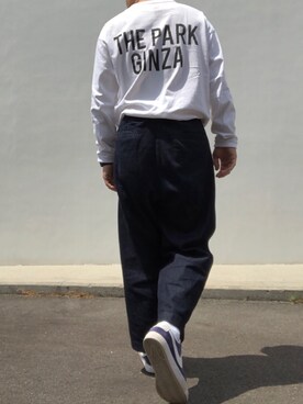 「THE PARK・ING GINZA（ザパーキングギンザ）のアイテム」を使った、hellocoordinateさん（メンズ・170cm）の春コーディネート