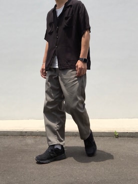 「NEW BALANCE 990」｜hellocoordinateさん（メンズ・170cm）の夏コーディネート
