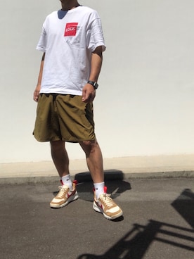 「LQQK STUDIO（ルックスタジオ）のアイテム」を使った、hellocoordinateさん（メンズ・170cm）の夏コーディネート