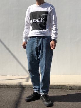 「LQQK STUDIO（ルックスタジオ）のアイテム」を使った、hellocoordinateさん（メンズ・170cm）の秋コーディネート