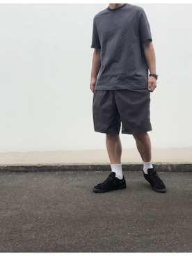 「WISM（ウィズム）のアイテム」を使った、hellocoordinateさん（メンズ・170cm）の夏コーディネート