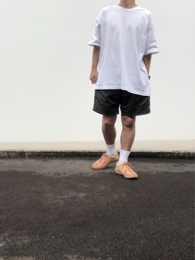 「MYne（マイン）のアイテム（トップス）」を使った、hellocoordinateさん（メンズ・170cm）の夏コーディネート