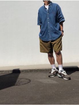 「new balance 993」｜hellocoordinateさん（メンズ・170cm）の夏コーディネート