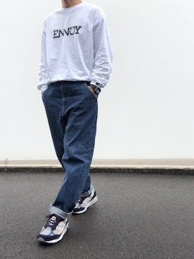 「エンノイ」｜hellocoordinateさん（メンズ・170cm）の秋コーディネート