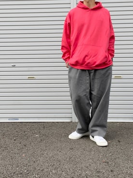 「Graphpaper（グラフペーパー）のアイテム」を使った、hellocoordinateさん（メンズ・170cm）の冬コーディネート