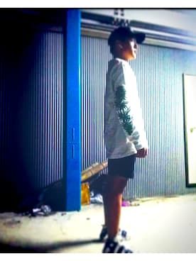 「EDWIN（エドウィン）のアイテム（帽子）」を使った、hiromichi0605さん（メンズ・163cm）の秋コーディネート