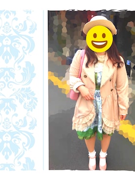 「axes femme（アクシーズファム）のアイテム（トレンチコート）」を使った、teroさん（レディース・153cm）の春コーディネート