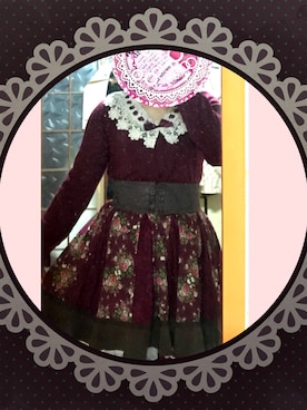 「axes femme POETIQUE（アクシーズファムポエティック）のアイテム（Tシャツ/カットソー）」を使った、teroさん（レディース・153cm）の冬コーディネート