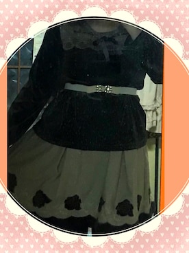 「axes femme POETIQUE（アクシーズファムポエティック）のアイテム（スカート）」を使った、teroさん（レディース・153cm）の冬コーディネート