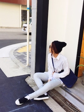 SAAYA KOUZAWAさん（レディース・165cm）の冬コーディネート