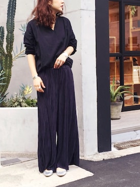 SAAYA KOUZAWAさん（レディース・165cm）の冬コーディネート