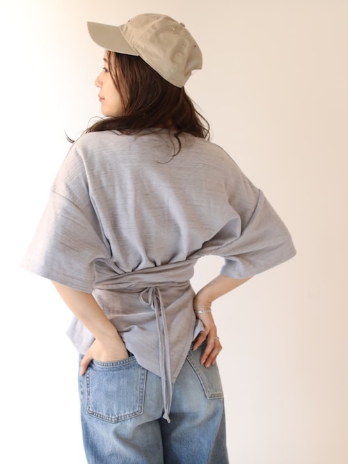 naoxo♡todayful スラブラップラウンドプルオーバー TODAYFUL - todayful スラブラップラウンドプルオーバーの通販 by