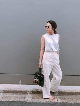 SAAYA KOUZAWAさん（レディース・165cm）の夏コーディネート