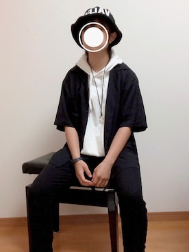 「しまむら（シマムラ）のアイテム（アクセサリー）」を使った、れぴとさん（メンズ・155cm）の夏コーディネート