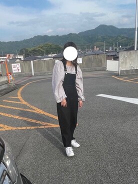 「apres jour mignon（アプレジュールミニョン）のアイテム（オールインワン・サロペット）」を使った、moonさん（レディース・160cm）の春コーディネート