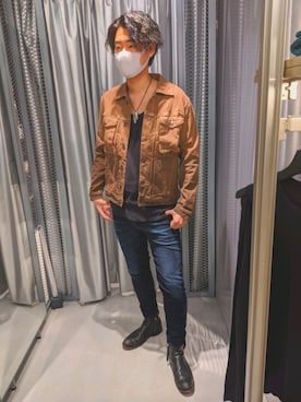 秀さん（メンズ・181cm）の秋コーディネート