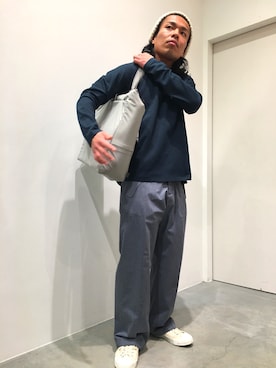 「DESCENTE ALLTERRAIN（デサント　オルテライン）のアイテム（トップス）」を使った、KOJIさん（メンズ・168cm）の冬コーディネート