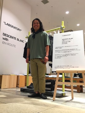 「デサント」｜「アイテム（財布/小物）」を使った、KOJIさん（メンズ・168cm）の春コーディネート