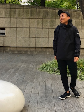 「DESCENTE ALLTERRAIN（デサント　オルテライン）のアイテム（パンツ）」を使った、KOJIさん（メンズ・168cm）の秋コーディネート