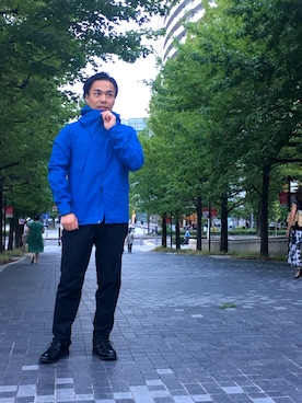 「DESCENTE ALLTERRAIN（デサント　オルテライン）のアイテム（パンツ）」を使った、KOJIさん（メンズ・168cm）の夏コーディネート