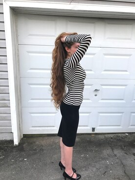 「Modest」｜Hannahさん（レディース・175cm）の冬コーディネート