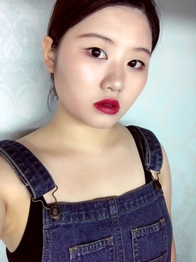 「Revlon（レブロン）のアイテム」を使った、喵Tsangさん（レディース・156cm）の秋コーディネート