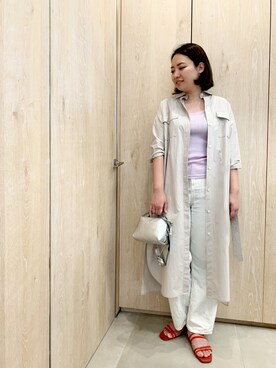 「qualite（カリテ）のアイテム（ワンピース）」を使った、NANAさん（レディース・163cm）の春コーディネート