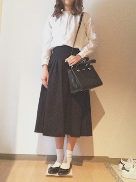 「白いブラウス」｜yuriさん（レディース・163cm）の春コーディネート