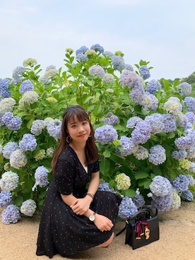 「iT（イット）のアイテム（バッグ）」を使った、Krystalクリスタルさん（レディース・159cm）の夏コーディネート