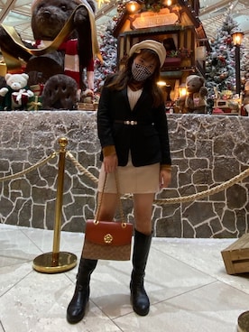 「中環」｜Krystalクリスタルさん（レディース・159cm）の冬コーディネート