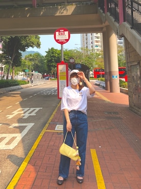 「香港穿搭分享」｜Krystalクリスタルさん（レディース・159cm）の春コーディネート