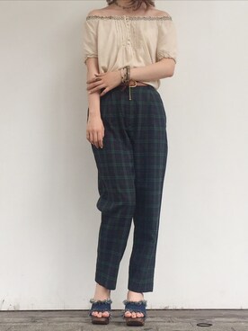 LADIES&ANTIQUES NoT kyomachiさん（レディース・161cm）の夏コーディネート