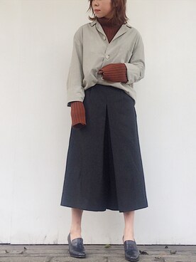 「Talbots（タルボット）のアイテム」を使った、LADIES&ANTIQUES NoT kyomachiさん（レディース・161cm）の秋コーディネート