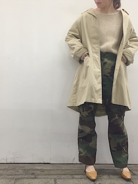 「LONDONFOG（ロンドンフォグ）のアイテム（その他アウター）」を使った、LADIES&ANTIQUES NoT kyomachiさん（レディース・161cm）の秋コーディネート