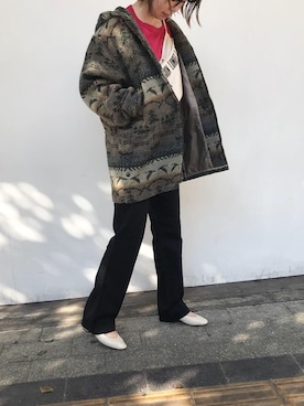 「WOOLRICH（ウールリッチ）のアイテム（マウンテンパーカー）」を使った、LADIES&ANTIQUES NoT kyomachiさん（レディース・161cm）の秋コーディネート