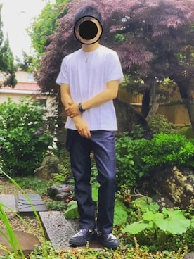 「Vlas Blomme（ヴラスブラム）のアイテム」を使った、チャコペン相互さん（メンズ・168cm）の夏コーディネート