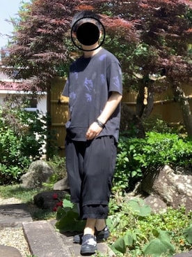 「ラッドミュージシャン」｜「アイテム（アクセサリー）」を使った、チャコペン相互さん（メンズ・168cm）の夏コーディネート