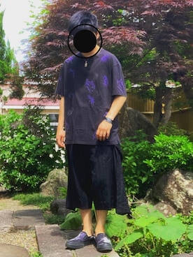 「ラッドミュージシャン」｜「アイテム（アクセサリー）」を使った、チャコペン相互さん（メンズ・168cm）の夏コーディネート