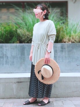 yamadaさん（レディース・159cm）の夏コーディネート