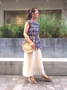 yamadaさん（レディース・158cm）の夏コーディネート