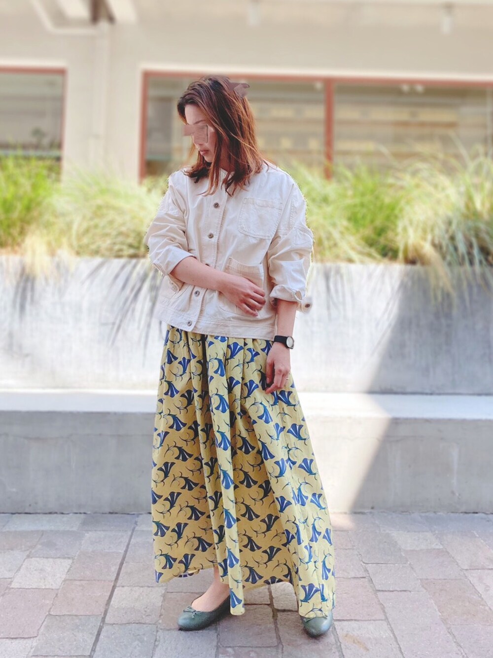 Lugnoncure（ルノンキュール）の「リネン混ジャケット（デニム