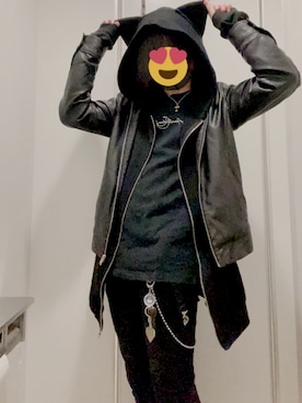 「ankoROCK（アンコロック）のアイテム（ジャケット/アウター）」を使った、えるるさん（メンズ・171cm）の春コーディネート