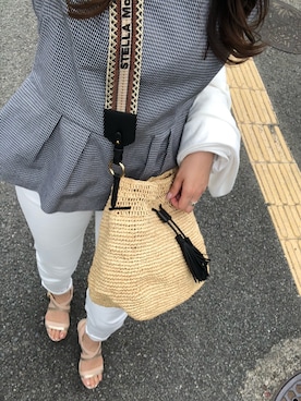 「DIANA」｜「アイテム（パンツ）」を使った、haruさん（レディース・159cm）の夏コーディネート
